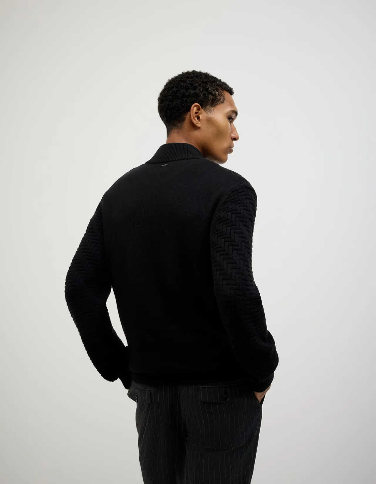 Barker Quarter Zip Knit
