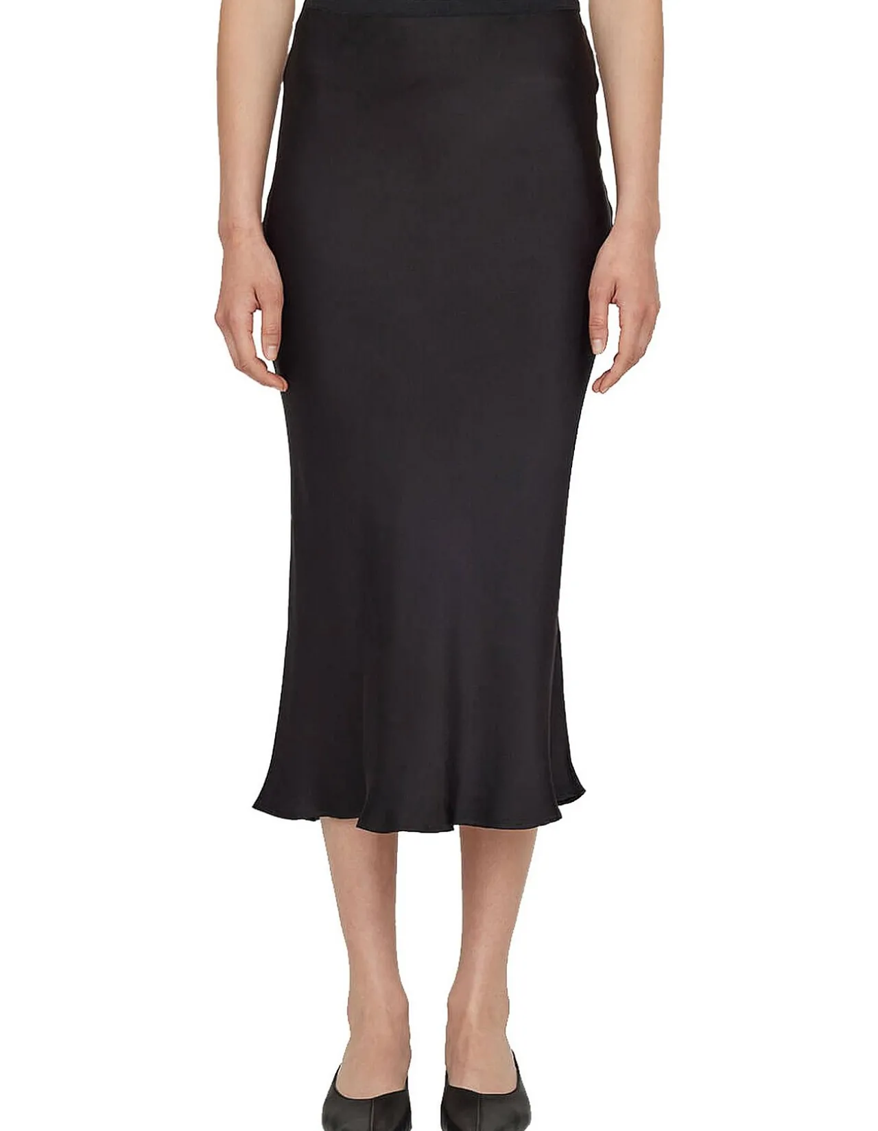 Bar Silk Midi Skirt