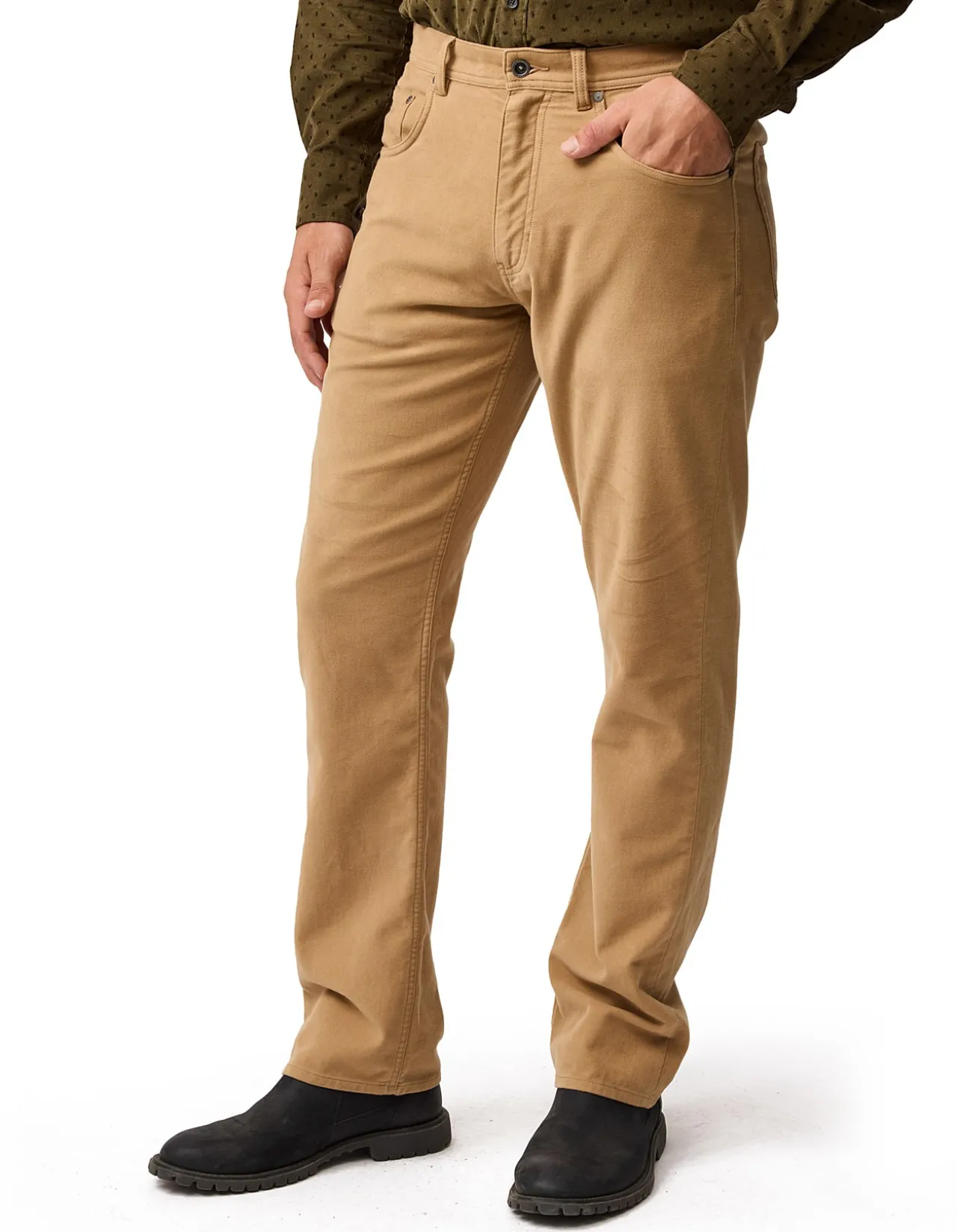 Barters Relaxed Stretch Twill Jeans