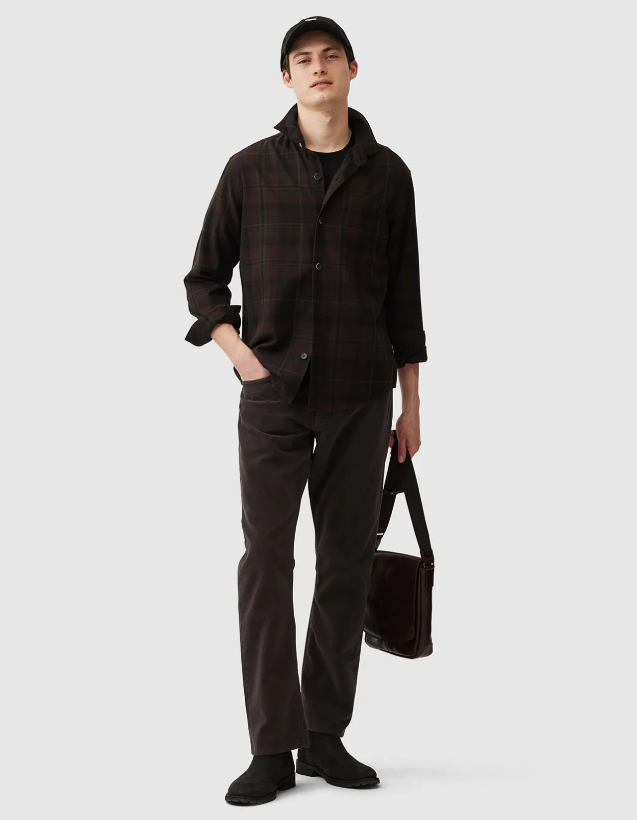 Barters Relaxed Stretch Moleskin Jean Short Leg