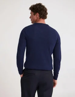 BASIC V-NECK PURE WOOL PULLOVER