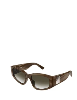 BB0475S BROWN CAT-EYE SUNGLASSES
