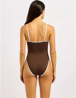 Beach Bound Square Neck One Piece Swimsuit