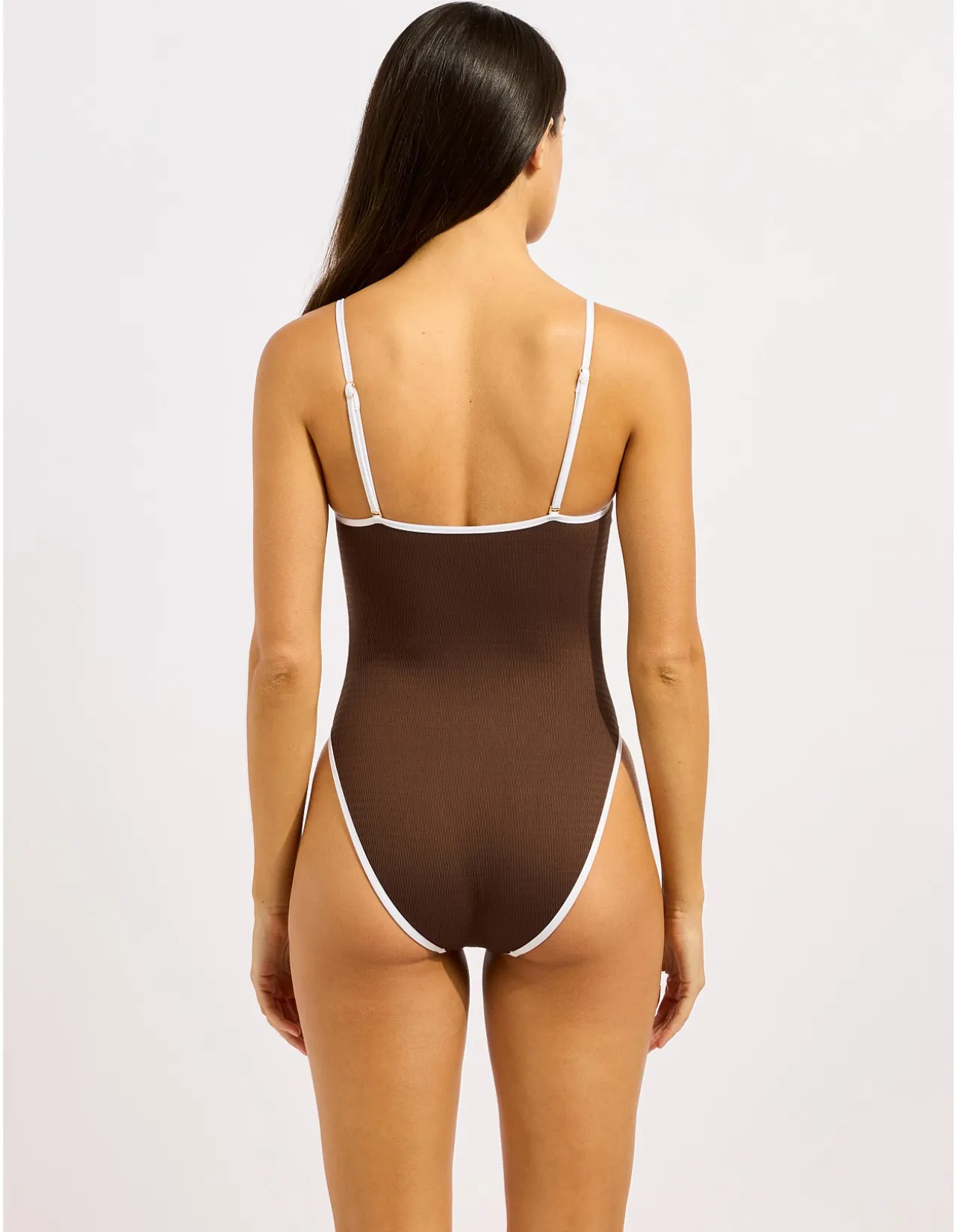 Beach Bound Square Neck One Piece Swimsuit