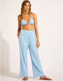 BEACH EDIT Crinkle Beach Pant