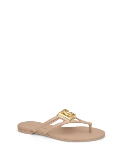 Beachwear Logo Hardware Thong Sandals
