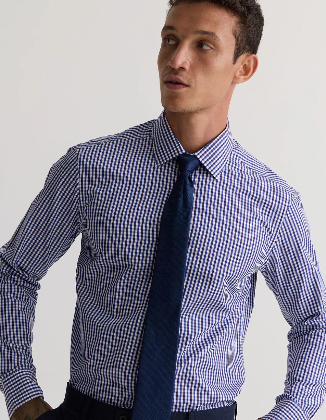 BECKTON SLIM FIT CHECKED SHIRT
