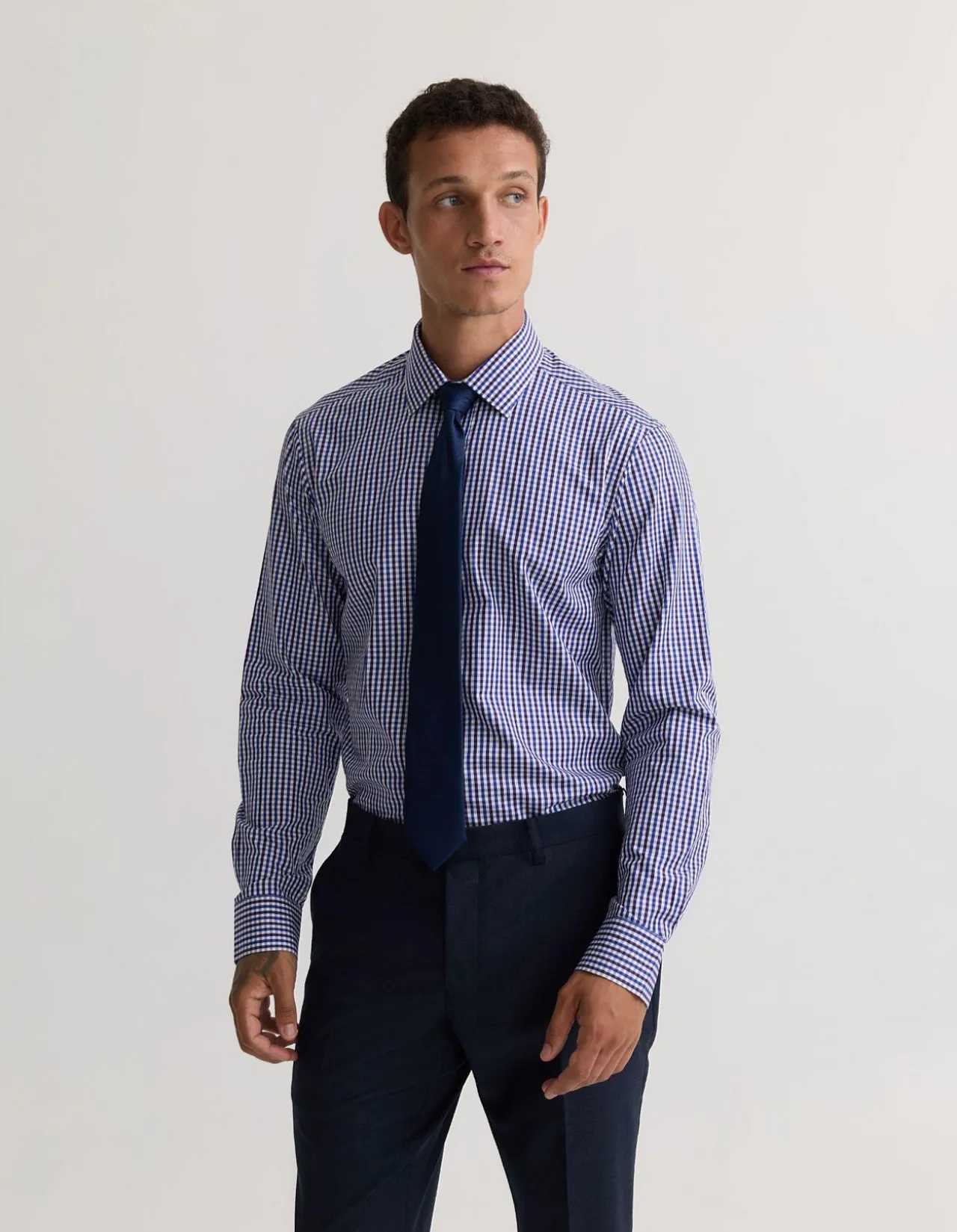 BECKTON SLIM FIT CHECKED SHIRT