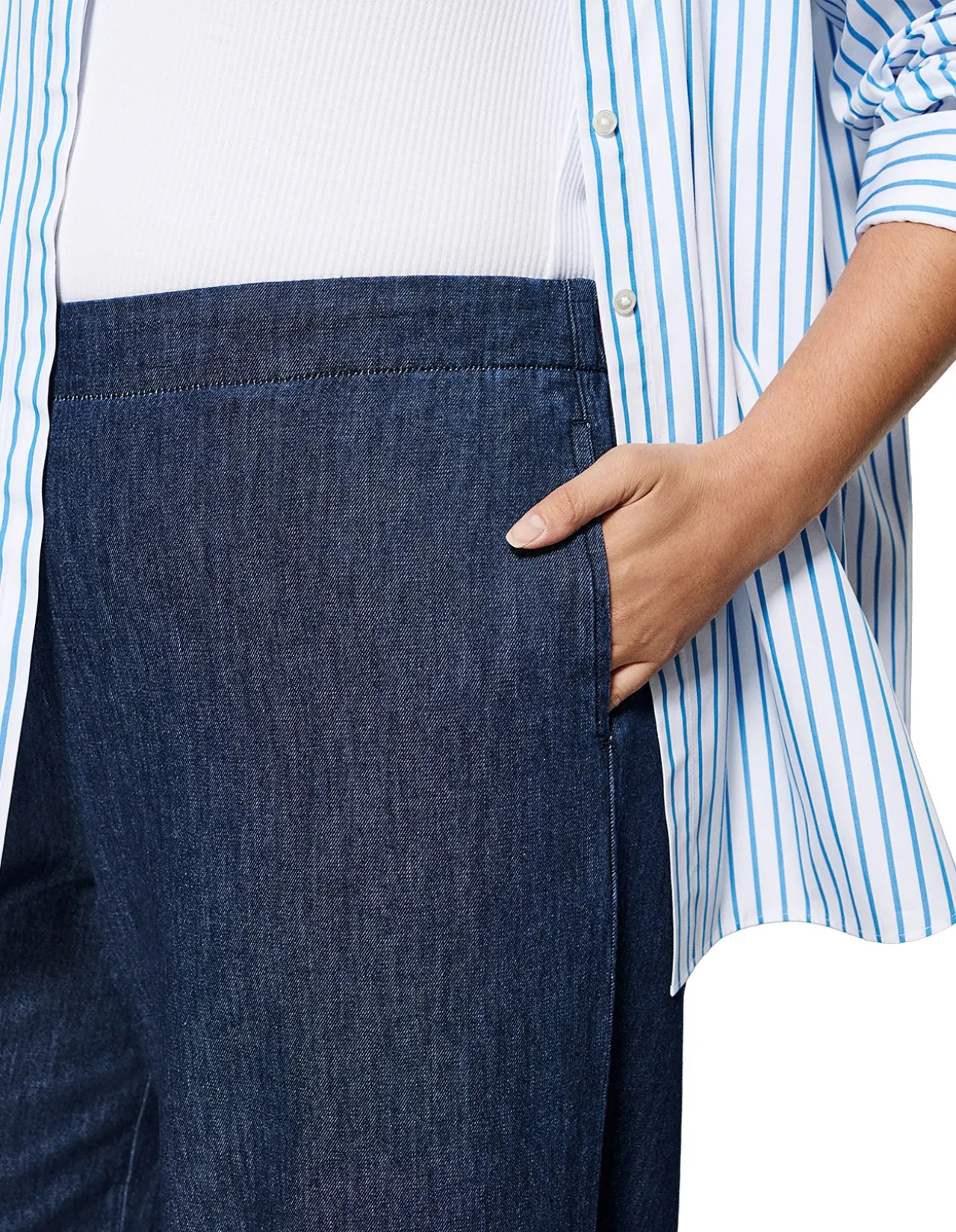 Bella Wide Leg Summer Denim Pant