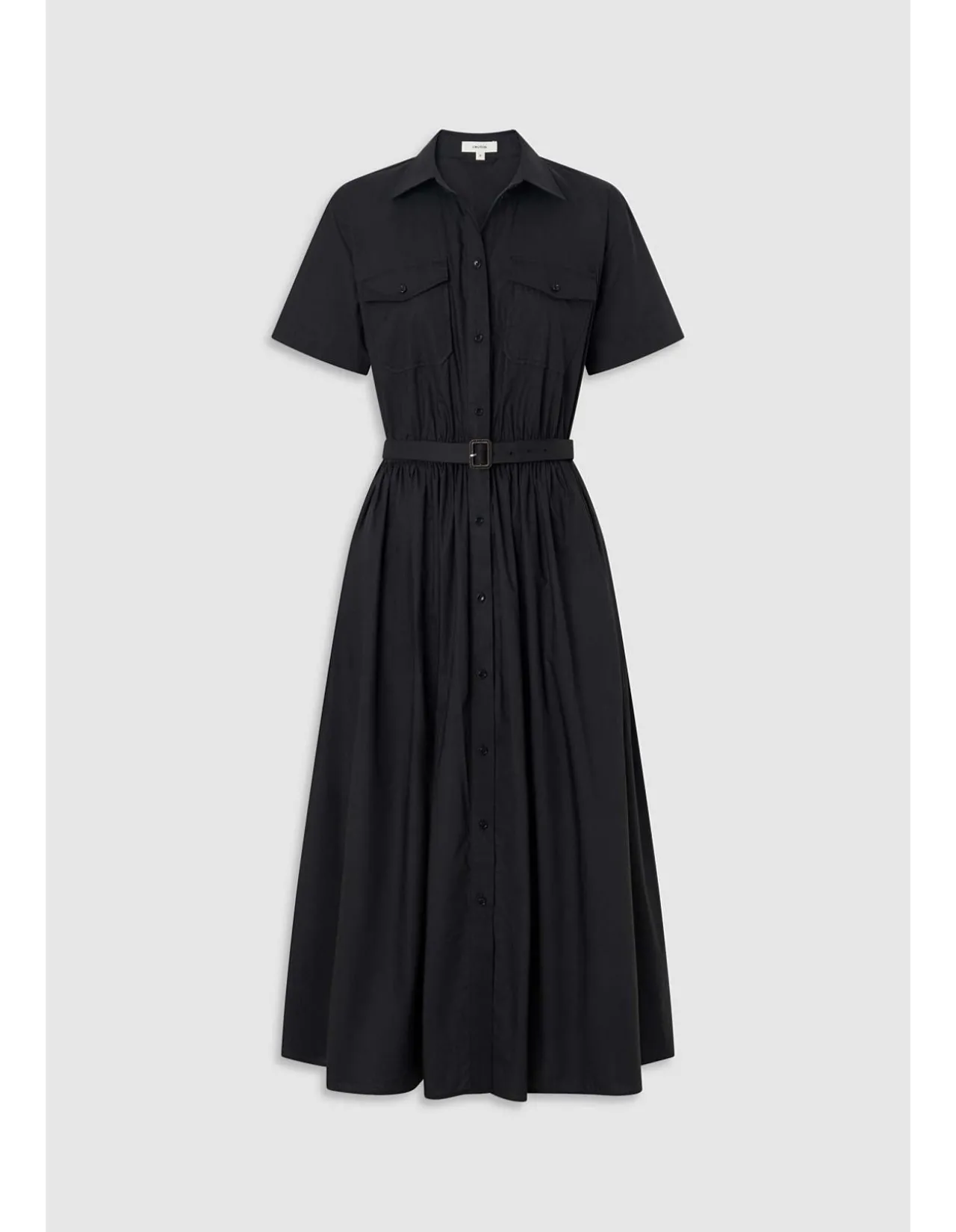 Belted Shirt Dress