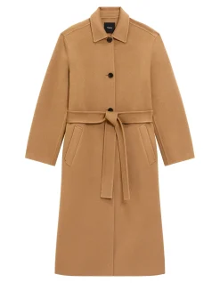 Belted Coat in Wool Cashmere