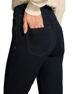 Bengajean Good Earth Cotton 3/4 Slim Leg Clean Denim Blue