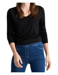 Bengajean Mid Indigo Straight Leg Pull On Jeans