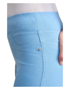 Bengajean 3/4 Stretch Denim Slim Leg Pant