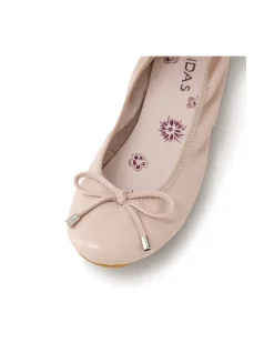Berlin Soft Leather Bow Ballet Flats