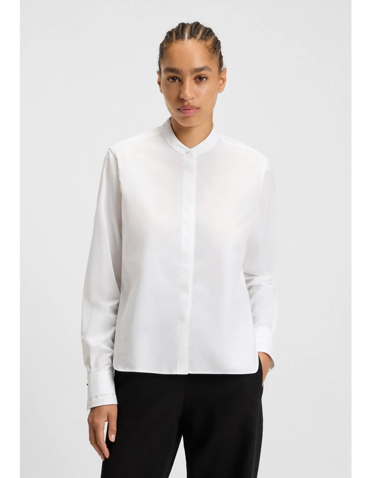 Bertyna Regular-fit Blouse in Cotton Poplin