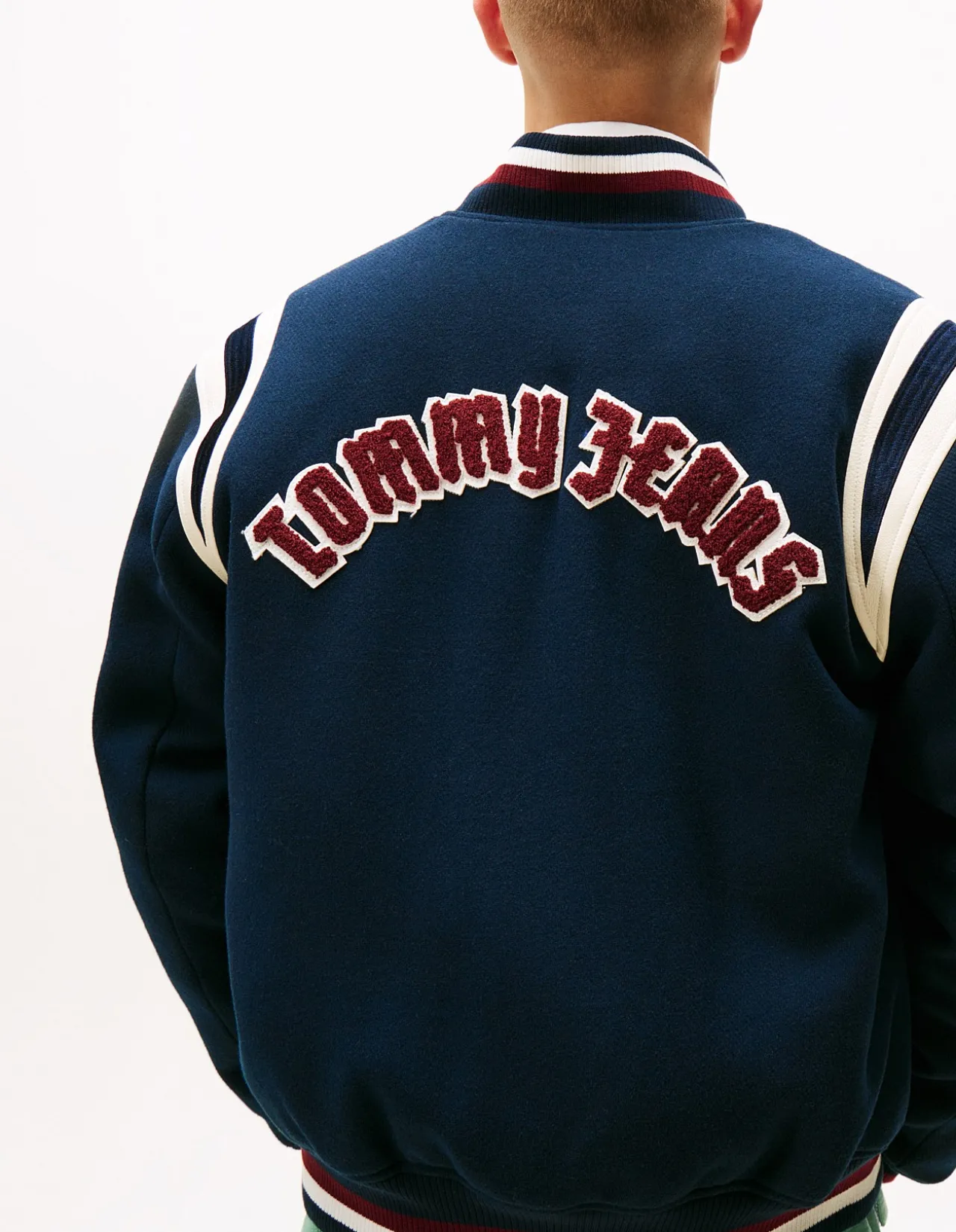 BEST CHECK VARSITY JACKET