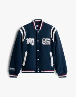 BEST CHECK VARSITY JACKET