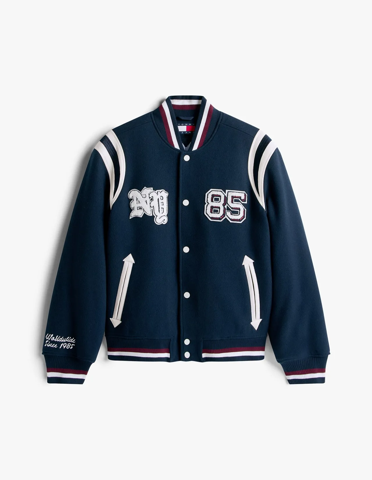 BEST CHECK VARSITY JACKET