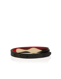 BETTINA BELT REVERSE 15MM LEATHER BLACK