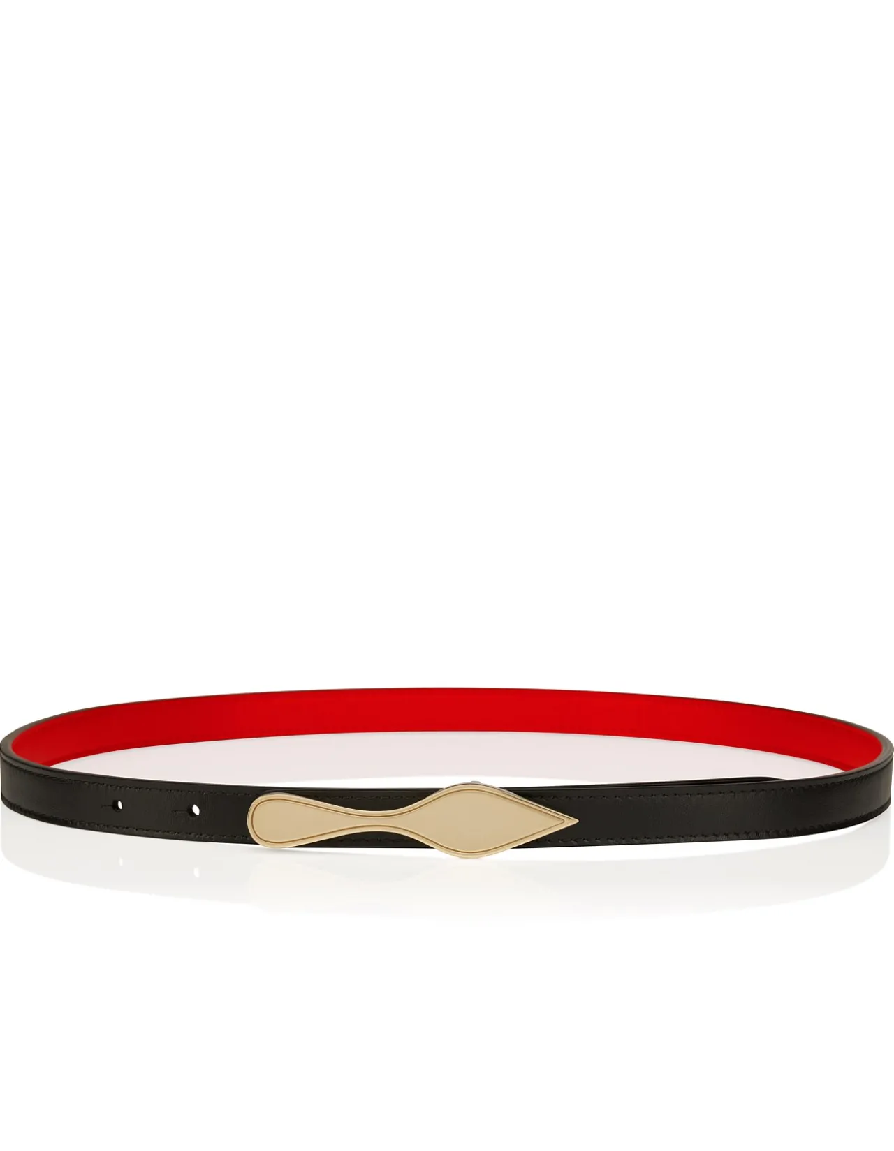 BETTINA BELT REVERSE 15MM LEATHER BLACK
