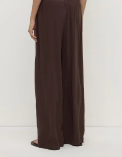 Betty Silk Pant Ganache