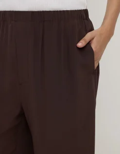 Betty Silk Pant Ganache