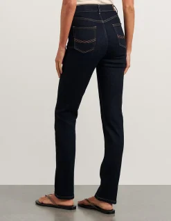 Bianca Slim Straight Mid Rise Jean