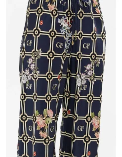 Bias Cut Drawstring Pant