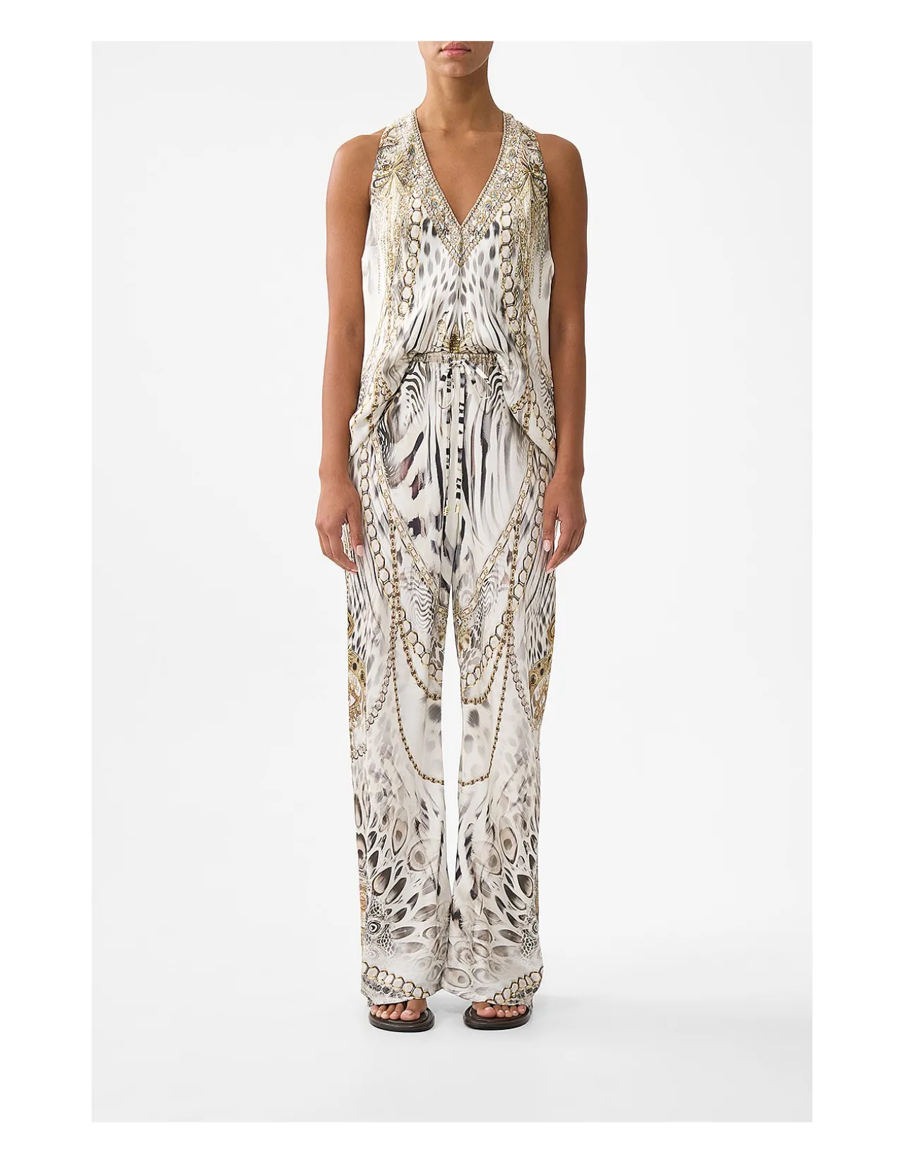 BIAS CUT DRAWSTRING PANT