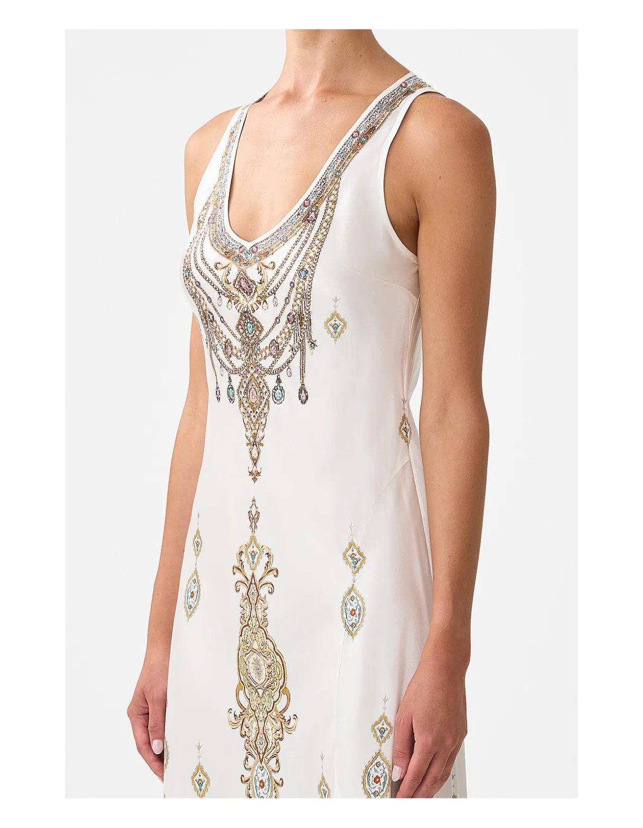BIAS CUT TANK DRESS