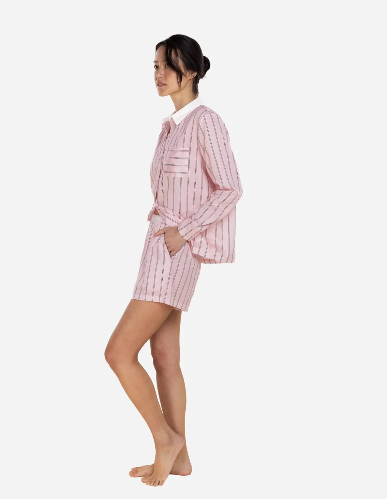 Birdie Long Sleeve Short Pyjama Set