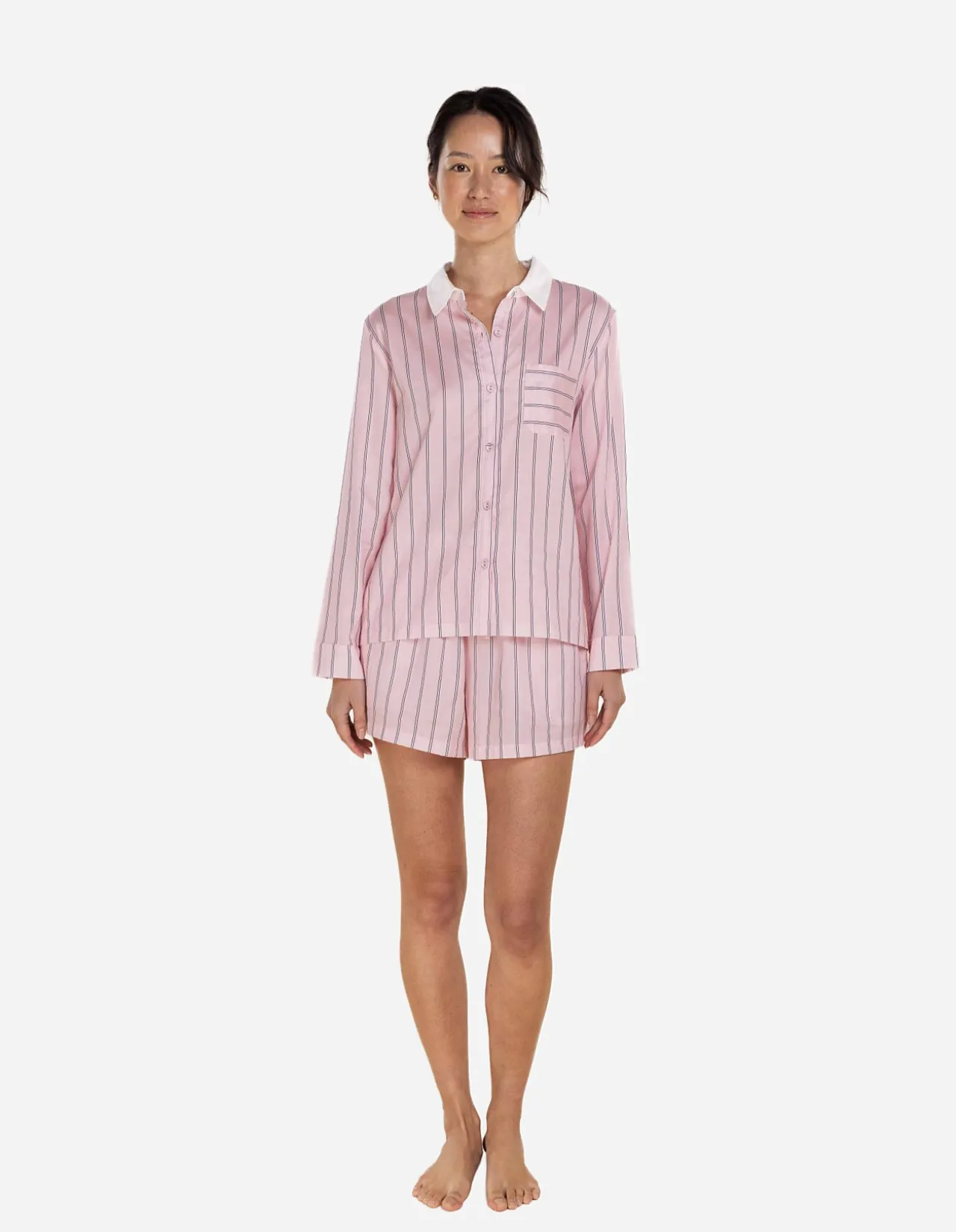 Birdie Long Sleeve Short Pyjama Set