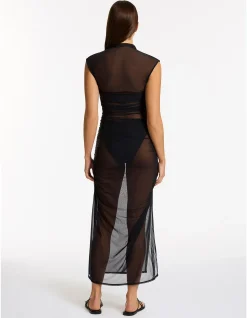 Black Mesh Dress