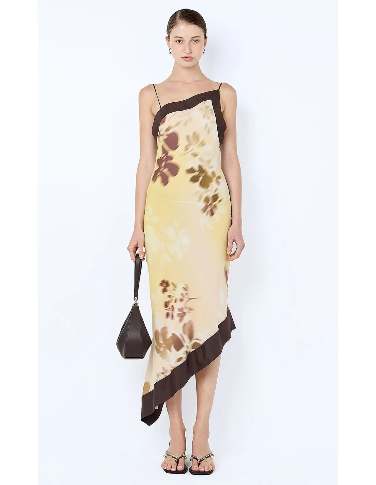 BLAISE ASYM MIDI DRESS