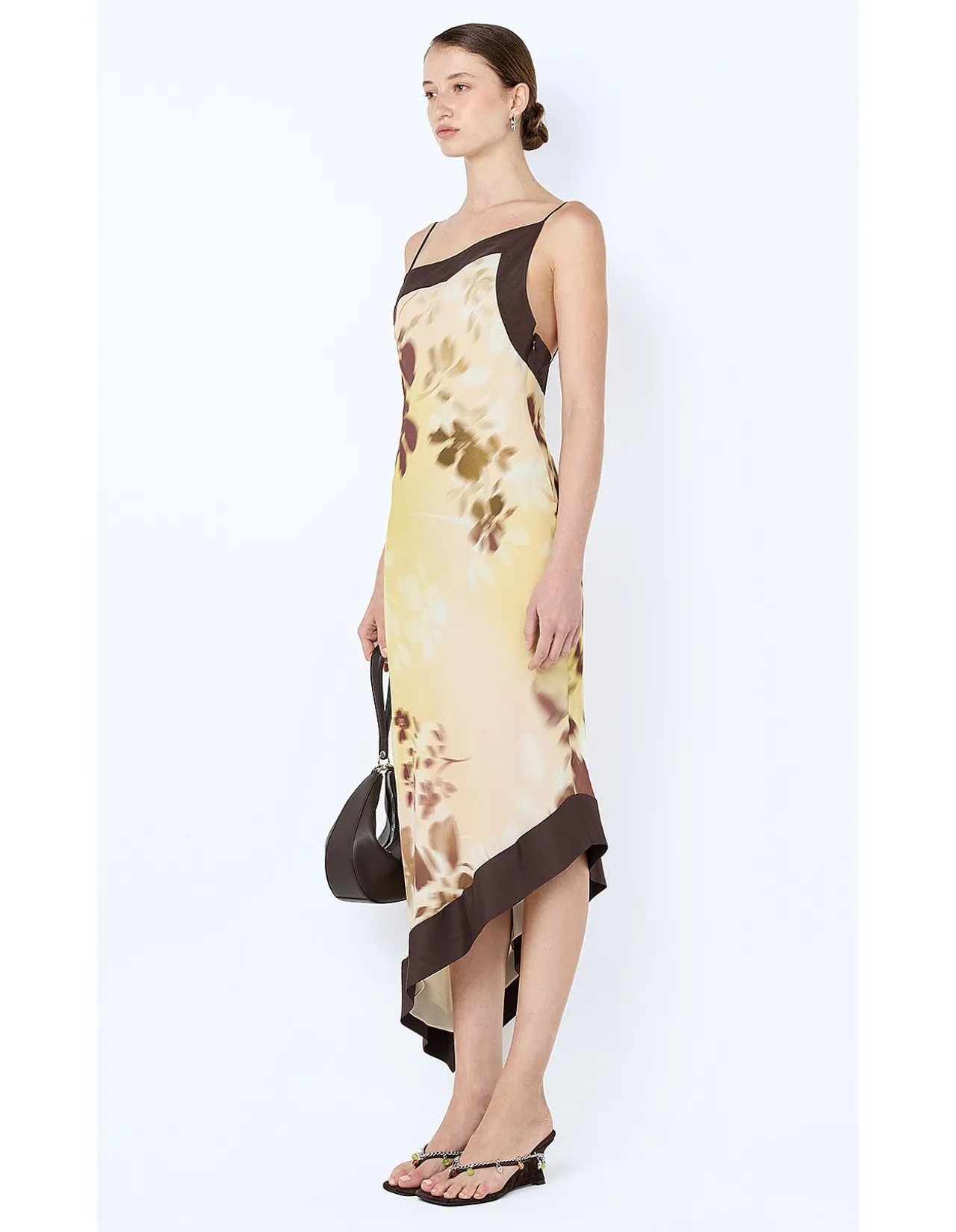 BLAISE ASYM MIDI DRESS