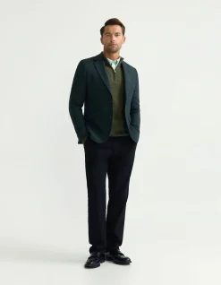 BLAKE HERRINGBONE WOOL BLAZER