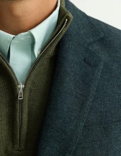 BLAKE HERRINGBONE WOOL BLAZER