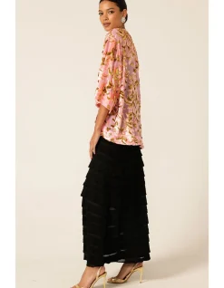 BLOSSOM KIMONO PINK GOLD