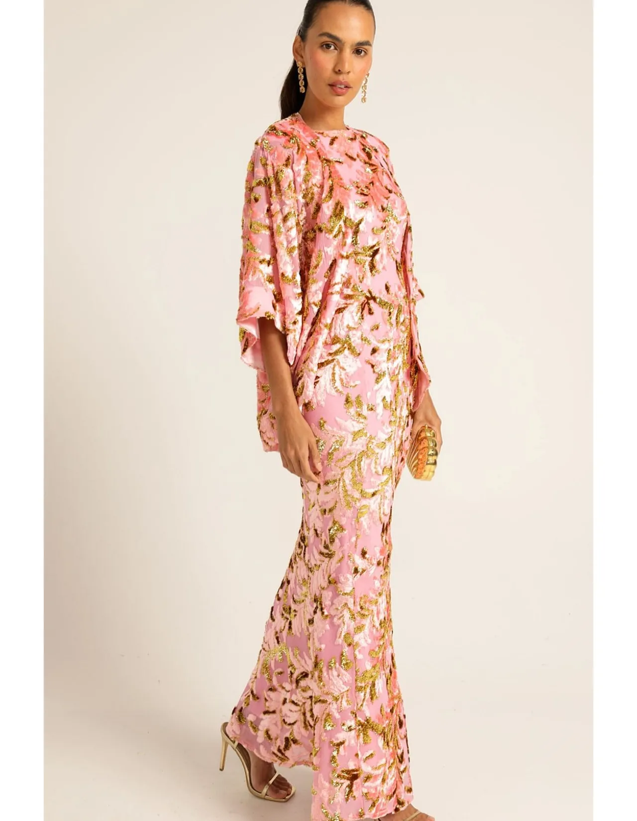 BLOSSOM KIMONO PINK GOLD