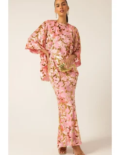BLOSSOM KIMONO PINK GOLD