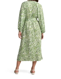 Blouson Sleeve Shift Dress