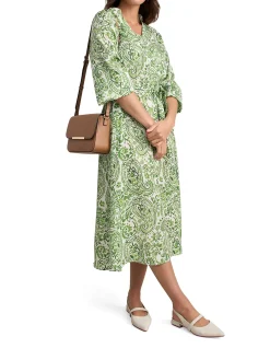 Blouson Sleeve Shift Dress