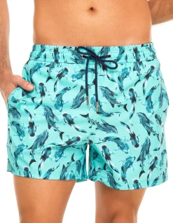 Blue Whale Sharks Men's Swim Shorts