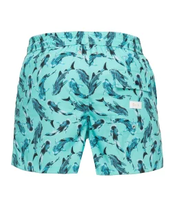 Blue Whale Sharks Men's Swim Shorts