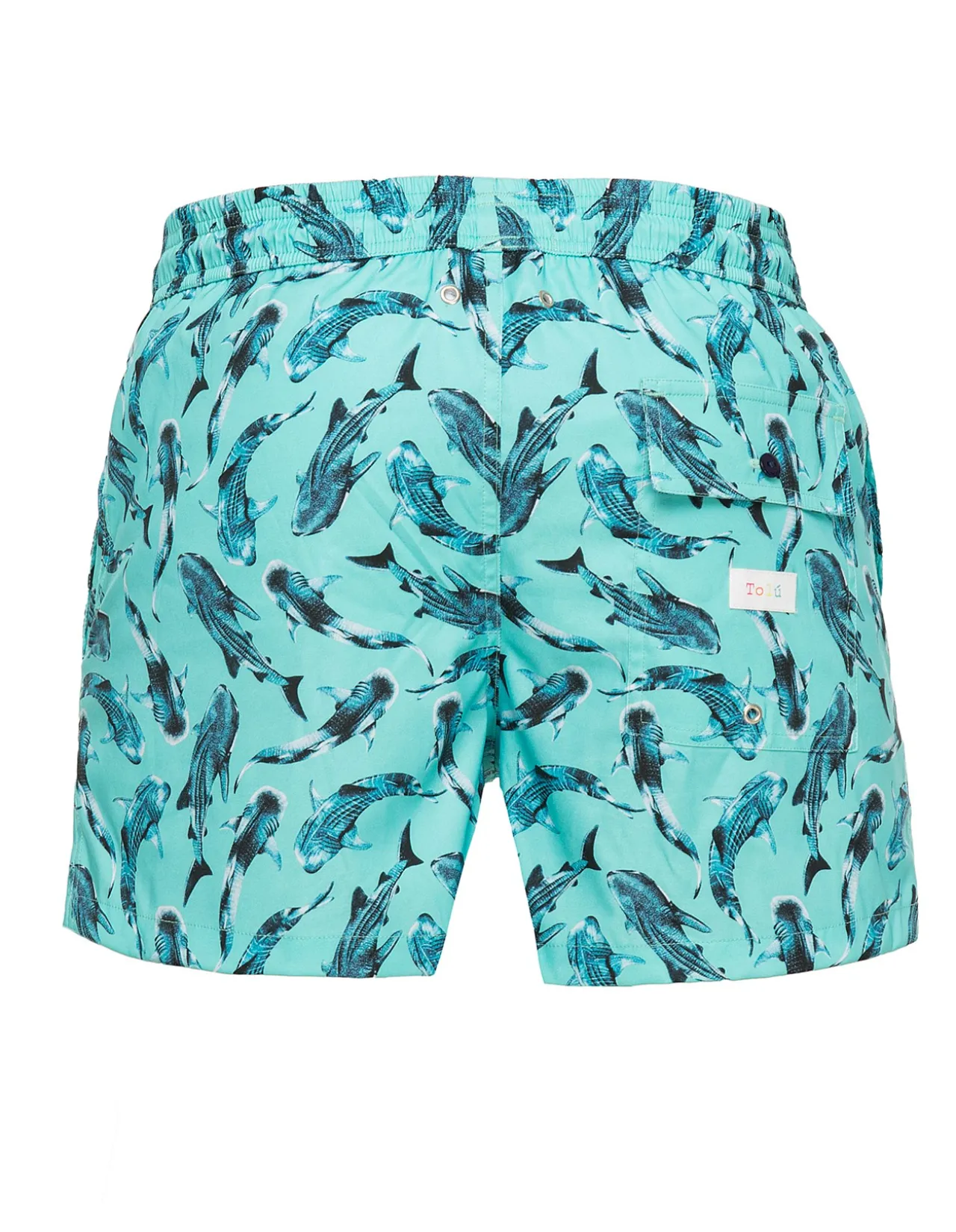Blue Whale Sharks Men's Swim Shorts