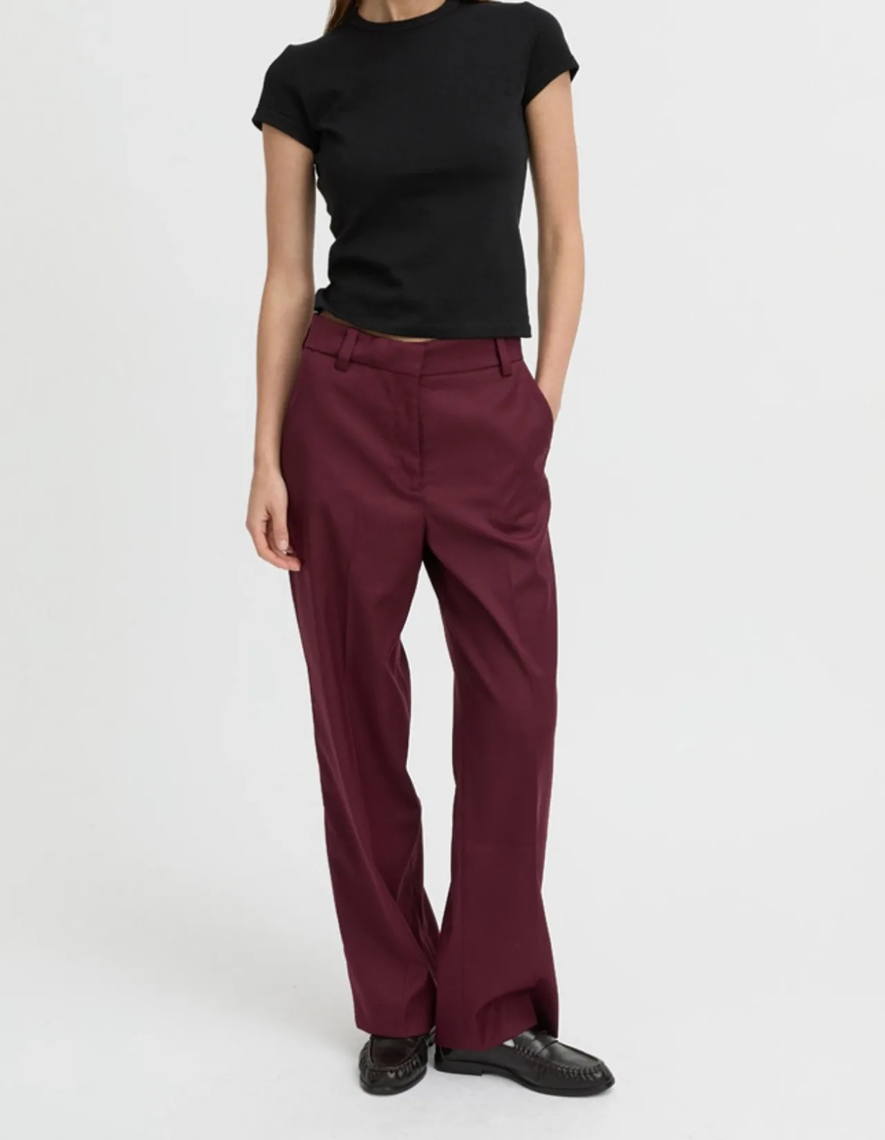 Blythe Trouser Burgundy
