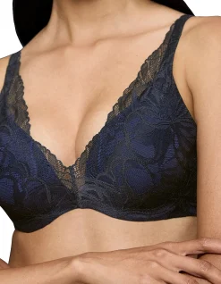 BODY MAKE UP ILLUSION LACE WIRED PADDED BRA