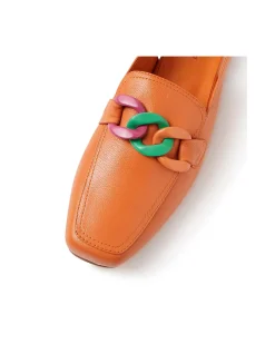 Boma Linked Hardware Slingback Flats