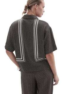 BORDER STRIPE RESORT SHIRT